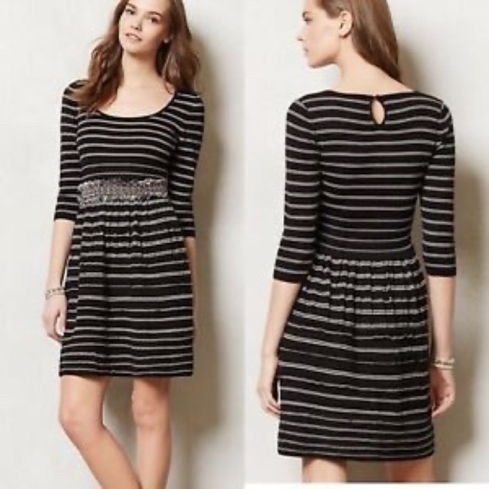 Anthropologie Knitted & Knotted Sweater Dress